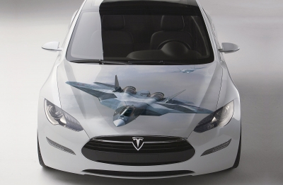 Винилография на капот K2015