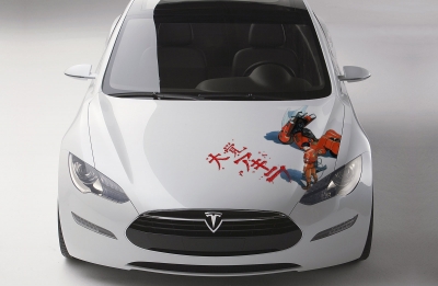 Винилография на капот K3004