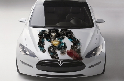 Винилография на капот K10017